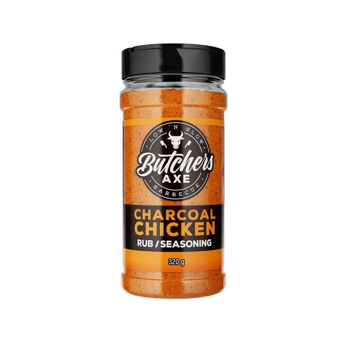 Butchers Axe 320g Charcoal Chicken Rubs