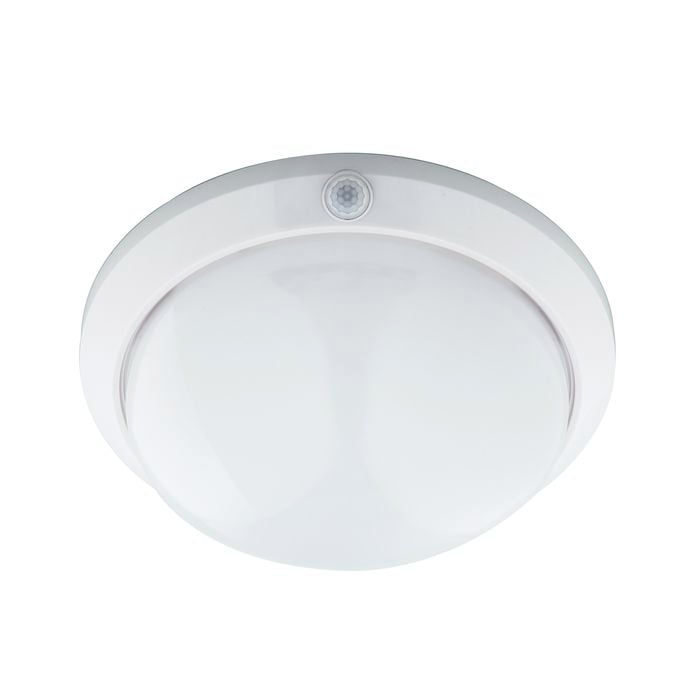 Arlec White DIY LED Oyster Sensor Light