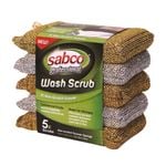 Sabco 15 x 8.5 x 2.5cm Professional Wash Scrub - 5 Pack