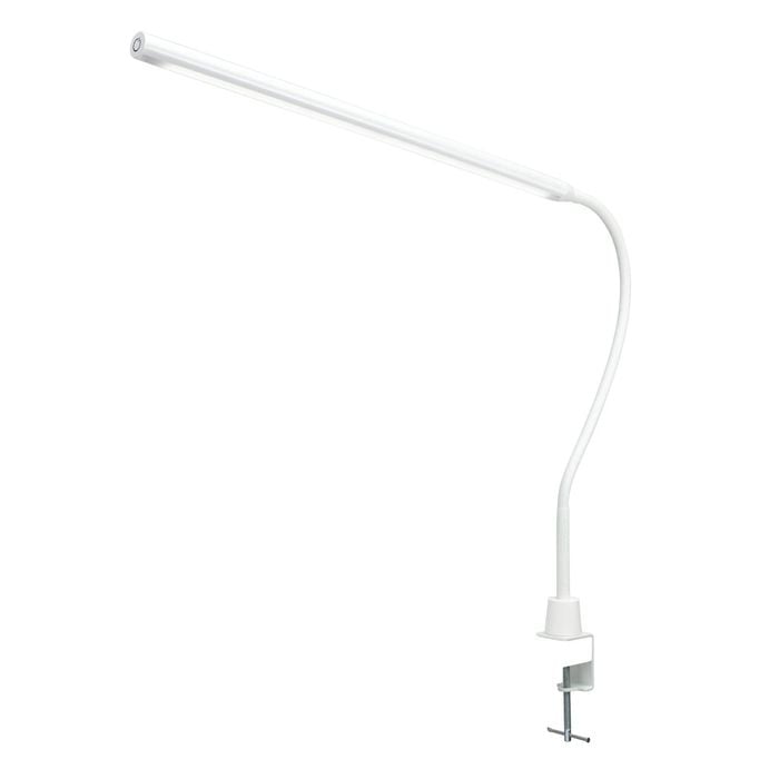 Brilliant Large White Create Desk Lamp With Clamp