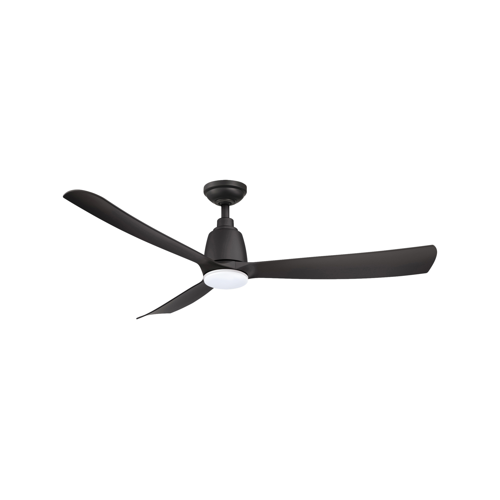 ThreeSixty 112cm Black Kute Ceiling fan With Light thumbnail 2
