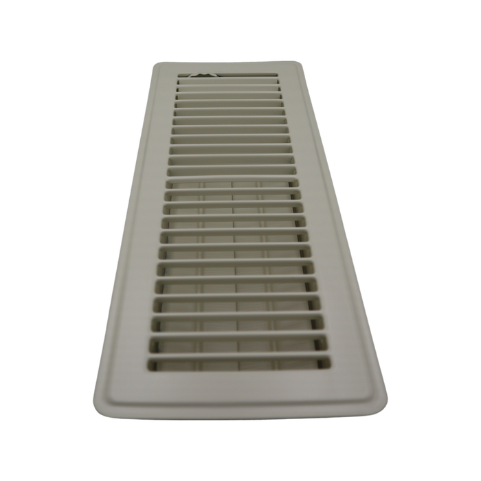Accord 10 x 30cm Cream Metal Louvered Floor Vent