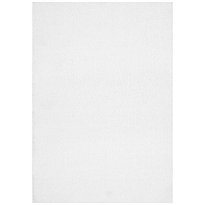 The Rug Connection Hue White 290x200cm - Large Shag Indoor Floor Rug