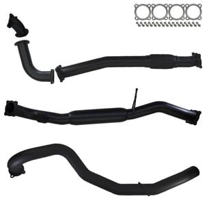 Ignite Exhausts Turbo Back For Nissan Gu Patrol 2.8l Td Wagon 3" Hotdog 409 Stainless Steel