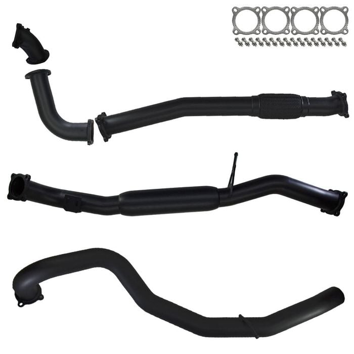 Ignite Exhausts Turbo Back For Nissan Gu Patrol 2.8l Td Wagon 3" Hotdog 409 Stainless Steel