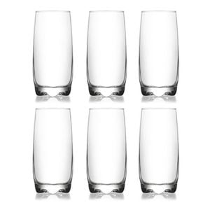 6pc Artcraft Ava Hi-Ball Drinking Glass Cup Wine & Water Drinkware 390ml