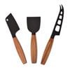 3pc St. Claire Cheese Knife Set Food Preparation Wooden Kitchen Utensils