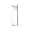 Costway Door Hanging Full Length Mirror, Coffee Brown