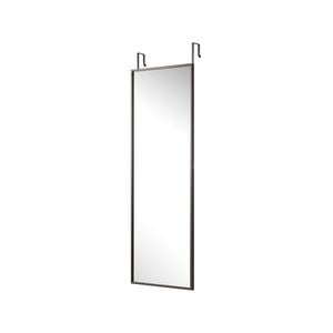 Costway Door Hanging Full Length Mirror, Coffee Brown