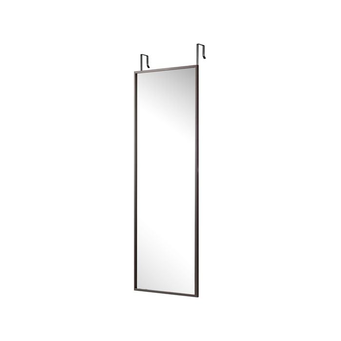 Costway Door Hanging Full Length Mirror, Coffee Brown