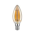 Luce Bella 2W 230lm Warm White Amber Candle LED SES Globe