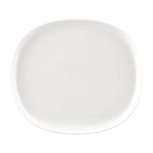 Sango Ora Oval Couple Plates White 285x250mm 6 Pack