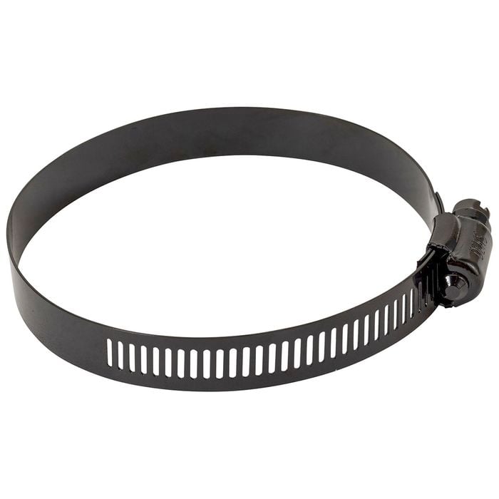 Deks 65-89mm Black Marine Grade 316 Stainless Steel Hose Clamp