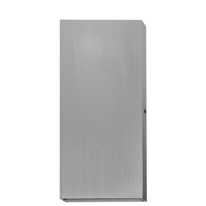 CLA Lighting Pdl LED Exterior Wall Rectangular Up/Down Pillar Light IP65 Stainless Steel