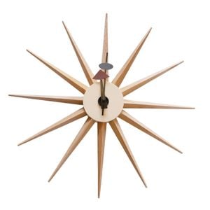 Sk Designer Living | Replica George Nelson Sunburst Clock - Natural