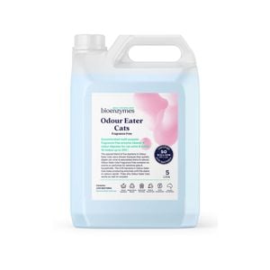 BioEnzymes Odour Eater Cats Fragrance Free 5lt - Urine Remover & Enzyme Cleaner Pet Odour & Stain Cleaner with Live Bacteria
