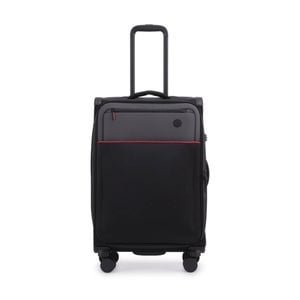 Paklite Outline Medium Travel Luggage Spinner Wheels Suitcase 73l Black/red