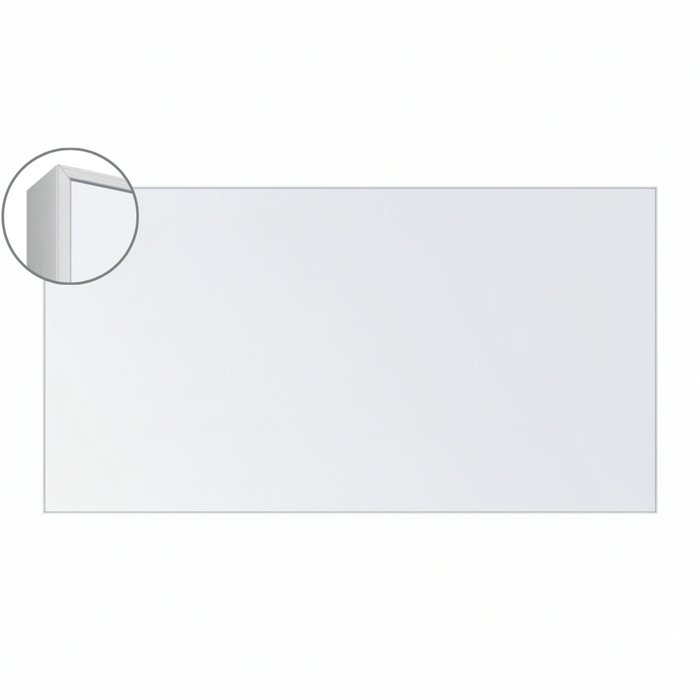 DuraWrite LX6 Whiteboard Magnetic with Slim Edge Frame 1500x900mm