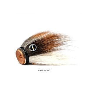 VMC Rapala Mustache Shallow 22g Fishing Jig Head With Bucktail Rig Cappuccino