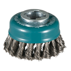 Makita X-LOCK 80mm Knot Steel Wire Cup Brush