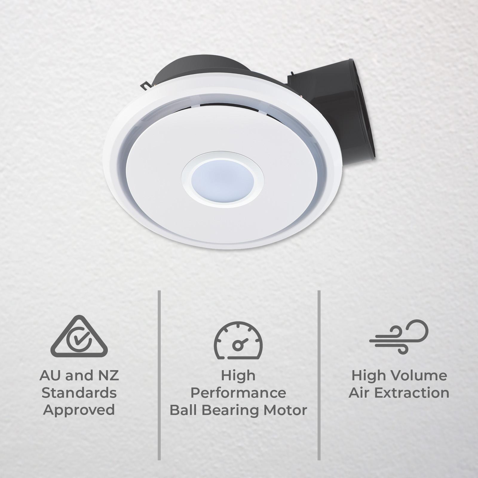 Deta 250mm Side Ducted Exhaust Fan With Light Bunnings Australia