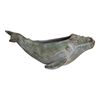 Resin 32cm Whale Planter Interior Home Decorative Figurine Ornament Holder Wash