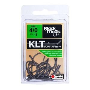 Black Magic KLT Teflon Coated Fishing Hook Economy Pack 4/0