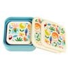 3pc Rex London Kids Plastic Snack Box Square Set - Wild Wonders