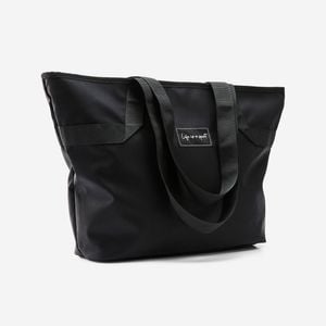 Decathlon - 25 L Leather Look Sport Tote Bag - Black - 25L