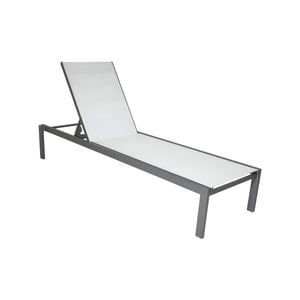 Hartman White Resort Stacking Sun Lounge