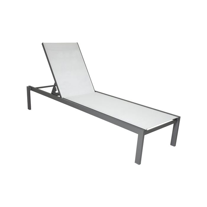 Hartman White Resort Stacking Sun Lounge