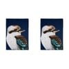 2PK Ashdene Cotton 70x50cm Modern Birds Kookaburra Kitchen Towel