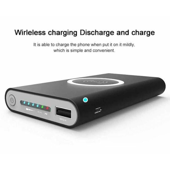 Qi Wireless Power Bank With Fast Charging | For Iphone Samsung Google Pixel Xiaomi