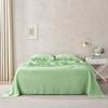 Natural Home 100% European Flax Linen Sheet Set Sage Single Bed