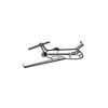 Ignite Laser Bombardier CRJ700 - Regional Jet Aircraft Silhouette Metal Wall Art Coated Black 47 inch - 120 cm