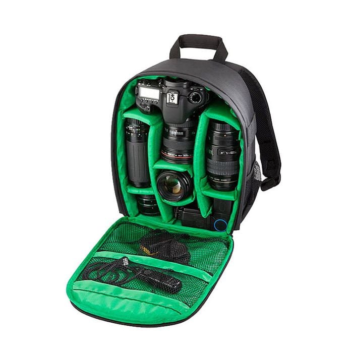 Catzon SLR/DSLR Camera Bag Waterproof for Canon Sony Digital Lens Medium-Green