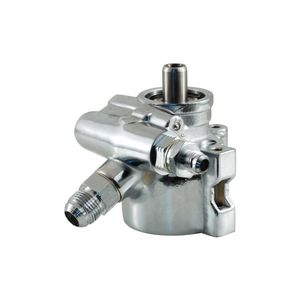 Cal Custom Chrome Power Steering Pump GM Type 2 (Saginaw Tc Series) Universal