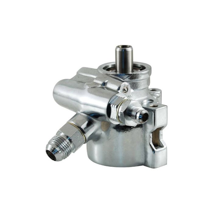 Cal Custom Chrome Power Steering Pump GM Type 2 (Saginaw Tc Series) Universal