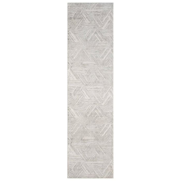 Bianca Lt Grey Hallway Runner - 80x150