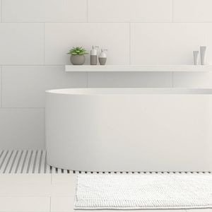 Ardor Toggle 50x80cm Bath Mat White