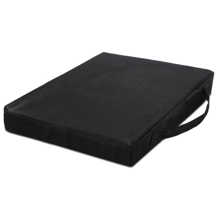 EQUIPMED Portable Padded Stadium Seat, Black