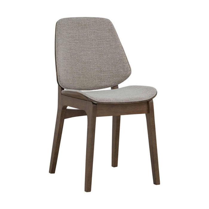 Modern Furniture ERZA 45x82cm Dining Chair - Walnut & Grey
