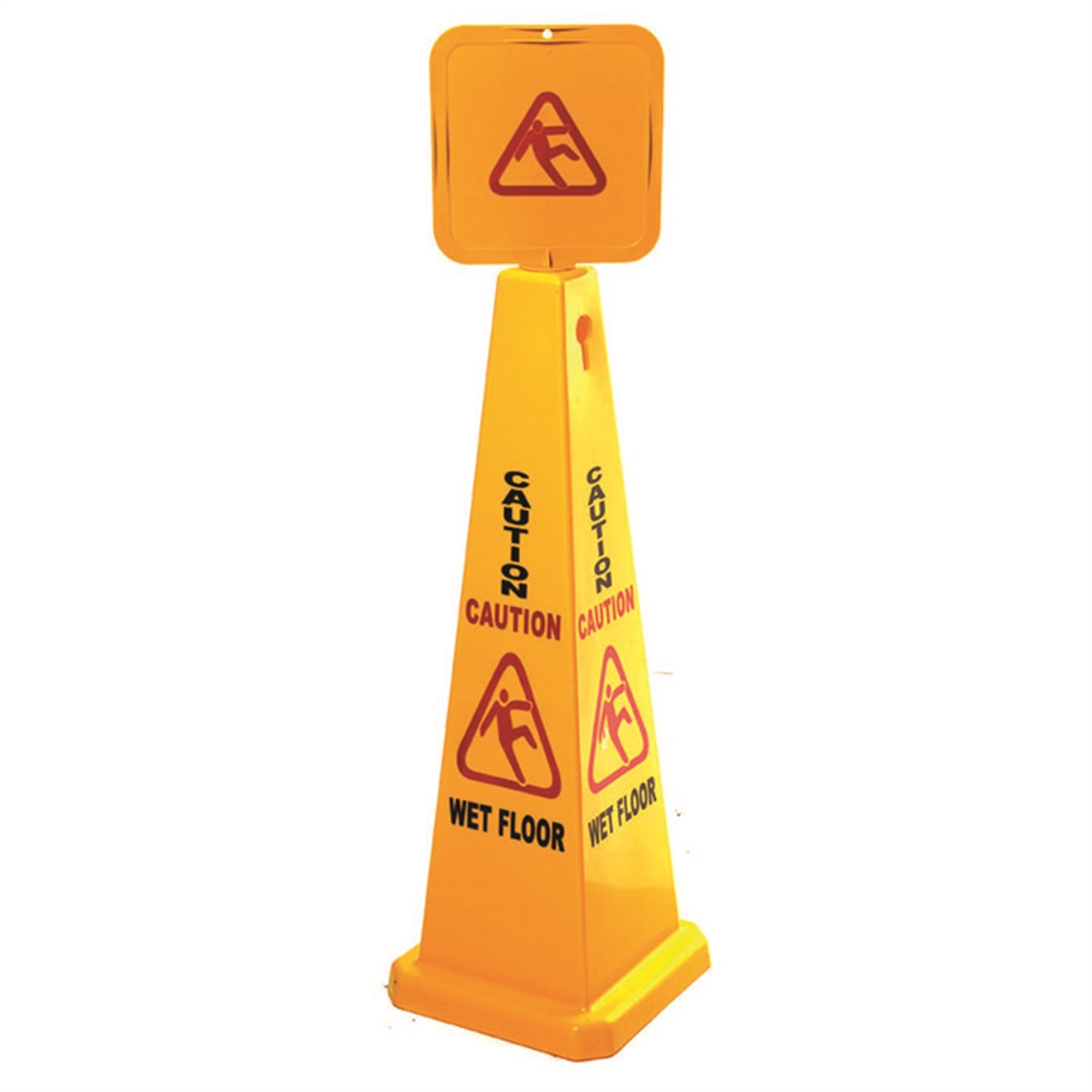 Sabco 1170mm Yellow Caution Wet Floor Cone And Sign product image