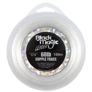 Black Magic Supple Trace Monofilament Fishing Leader 60lb