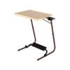 TABLE BUDDY Executive 55x40x73cm with Cupholder & Foot Rest Folding Table- Marble