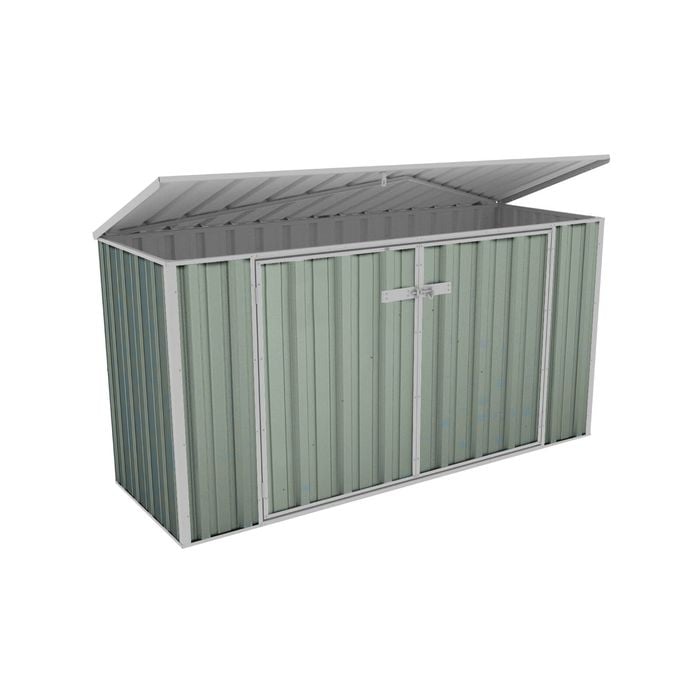Absco Sheds 2.26mW x 0.78mD x 1.15mH Pale Eucalypt Wheelie Bin Cover