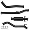 Ignite Exhausts DPF Back for Toyota Hilux 2.8L TD GUN126R 3.5" Inch With Muffler Black Aluminised Steel