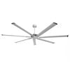 Parrot Uncle 254cm Silver HVLS 7-Blade Aluminium DC Motor Ceiling Fan With Remote