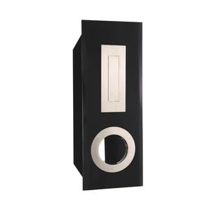 Sandleford Black Highlander Fence Mounted Letterbox