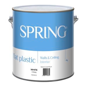 Spring 4L Flat White Interior Paint - 4L